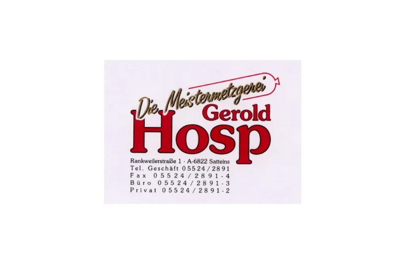 Metzgerei Hosp in Satteins